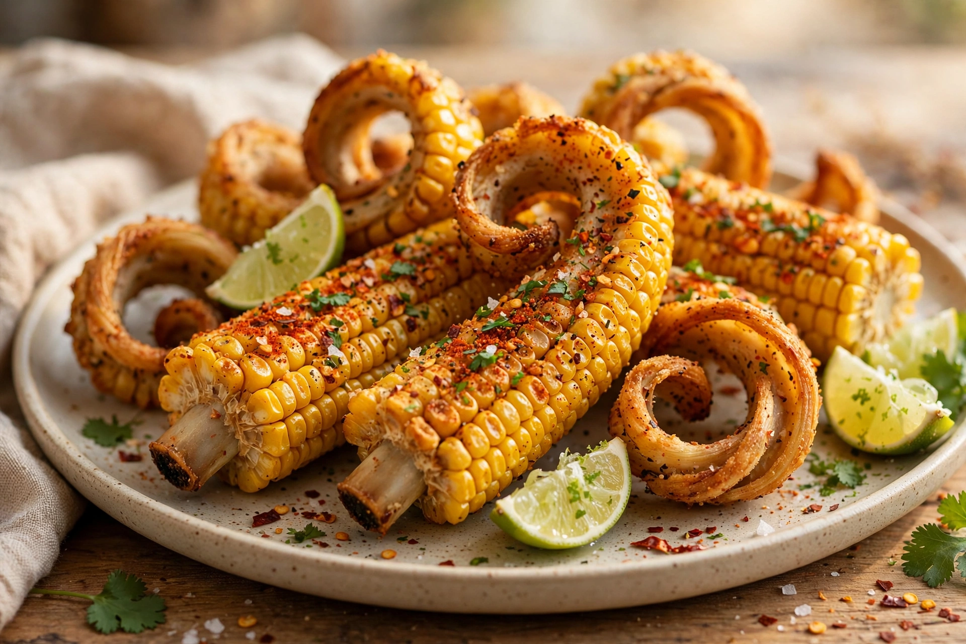 Air Fryer Corn Ribs