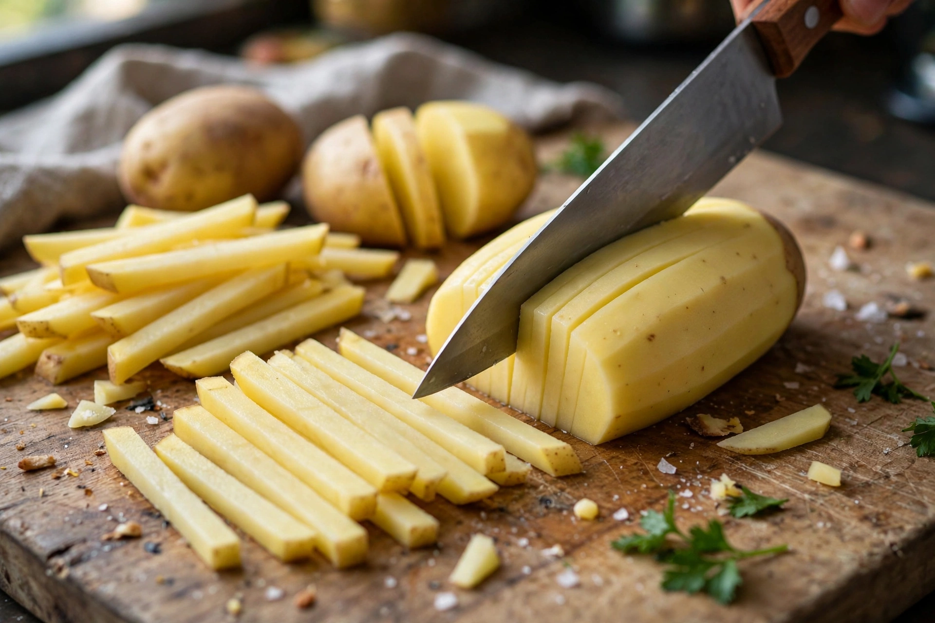 Air fryer potato wedges