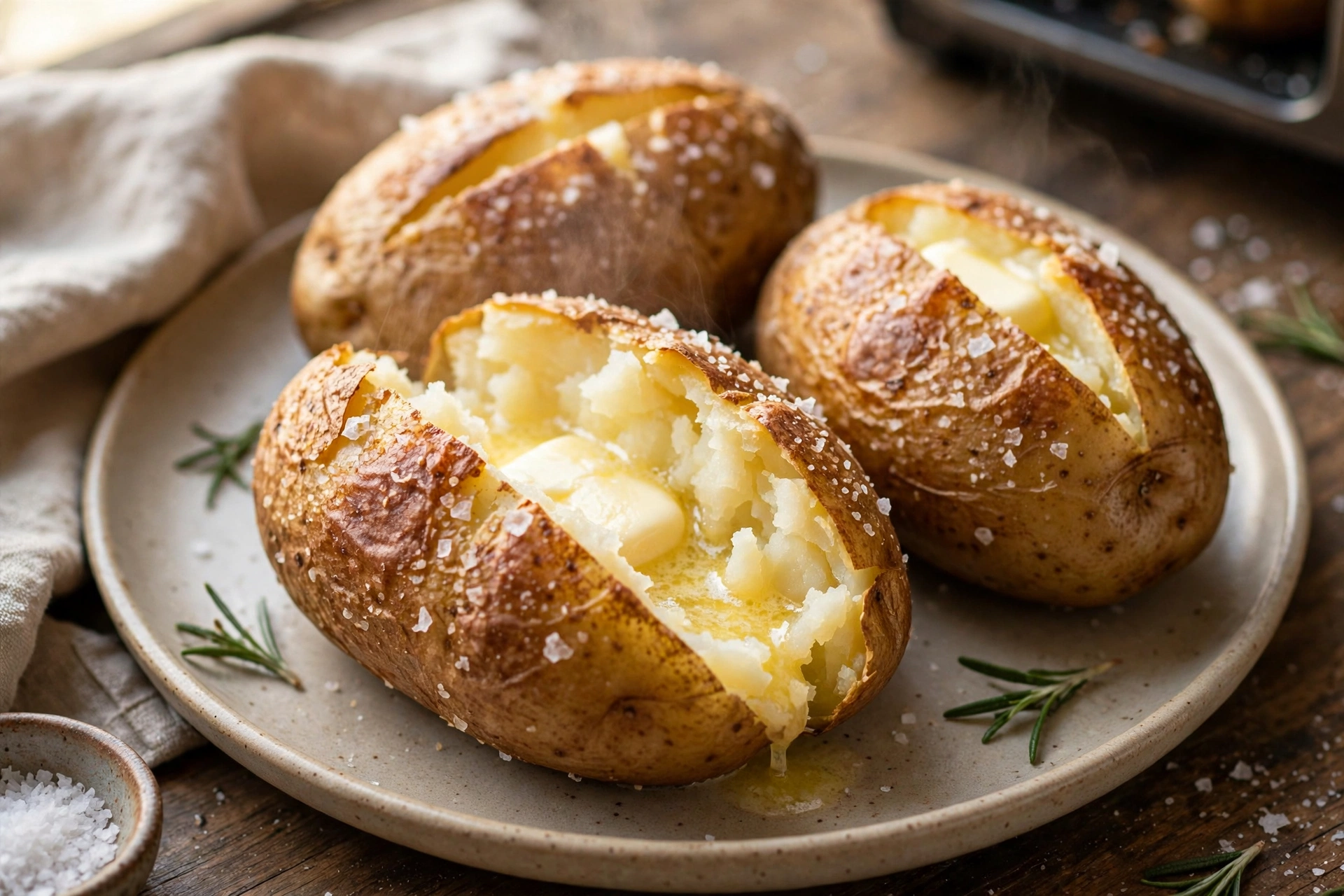 Air Fryer Jacket Potatoes
