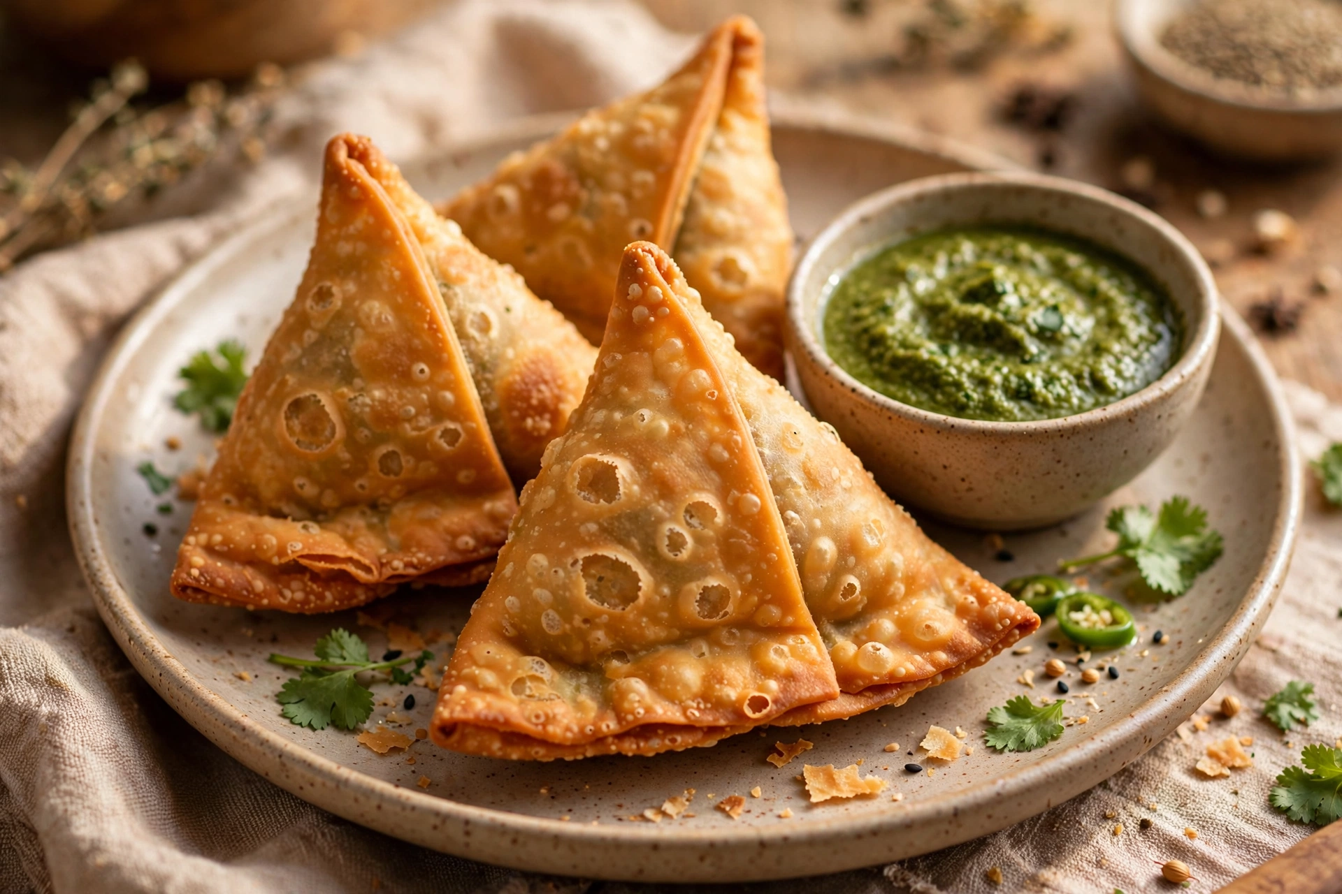 Air Fryer Samosa from Scratch
